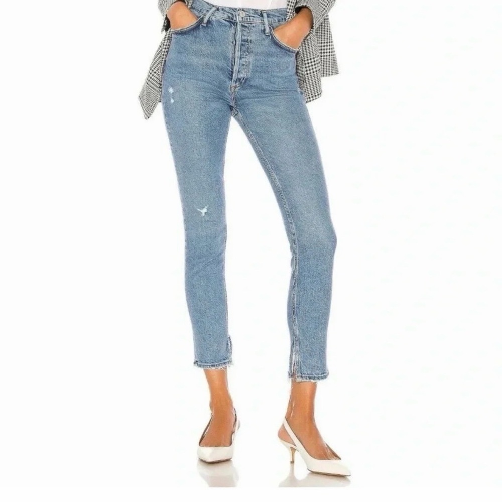 Agolde Nico High Rise Slim in Headlines